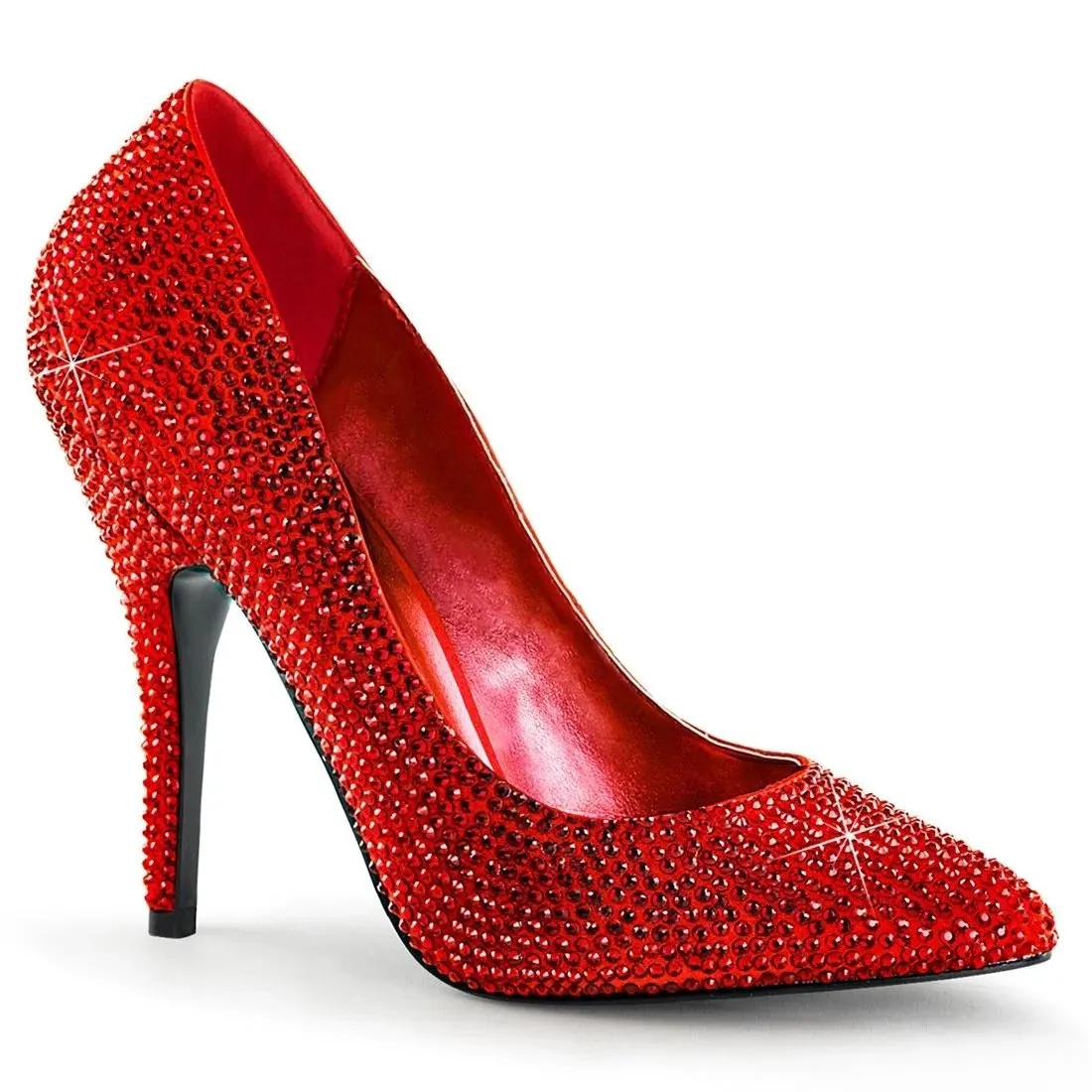 Hot Pink Heels Toe Shallow Mouth High Heels Women's Stiletto Heel Wedding Pumps