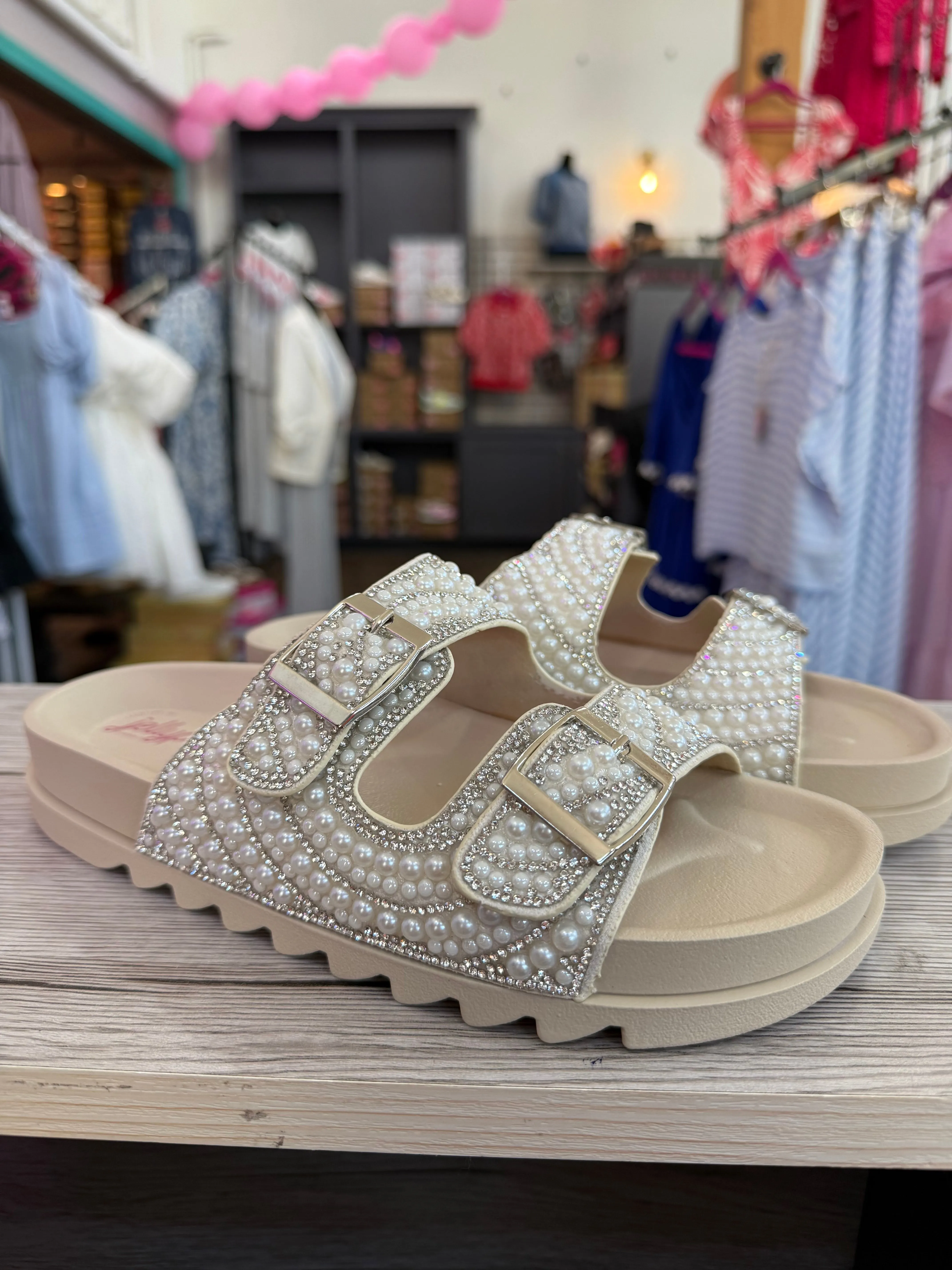 Jellypop-Fiammetta Pearl Sandals