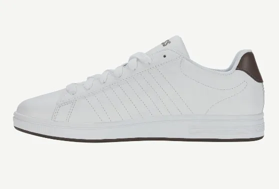 K-Swiss Court Shield Trainer - White/Java/Deep Lichen