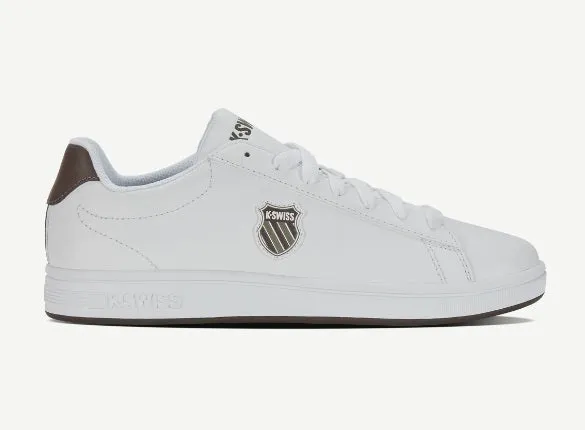 K-Swiss Court Shield Trainer - White/Java/Deep Lichen