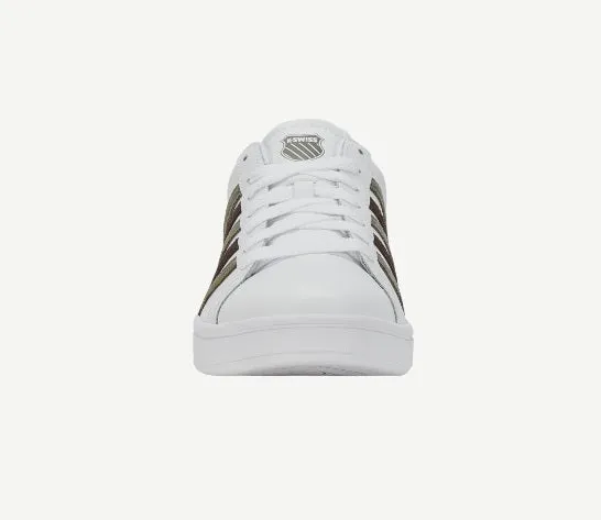 K-Swiss Court Tie Break Trainer - White/Deep Lichen/Java