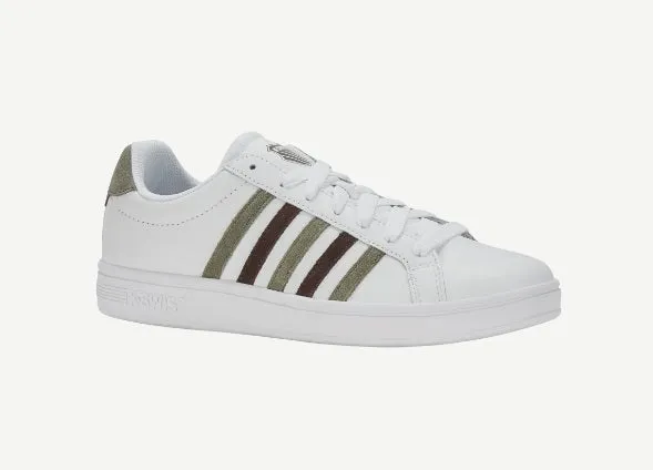 K-Swiss Court Tie Break Trainer - White/Deep Lichen/Java