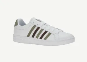 K-Swiss Court Tie Break Trainer - White/Deep Lichen/Java