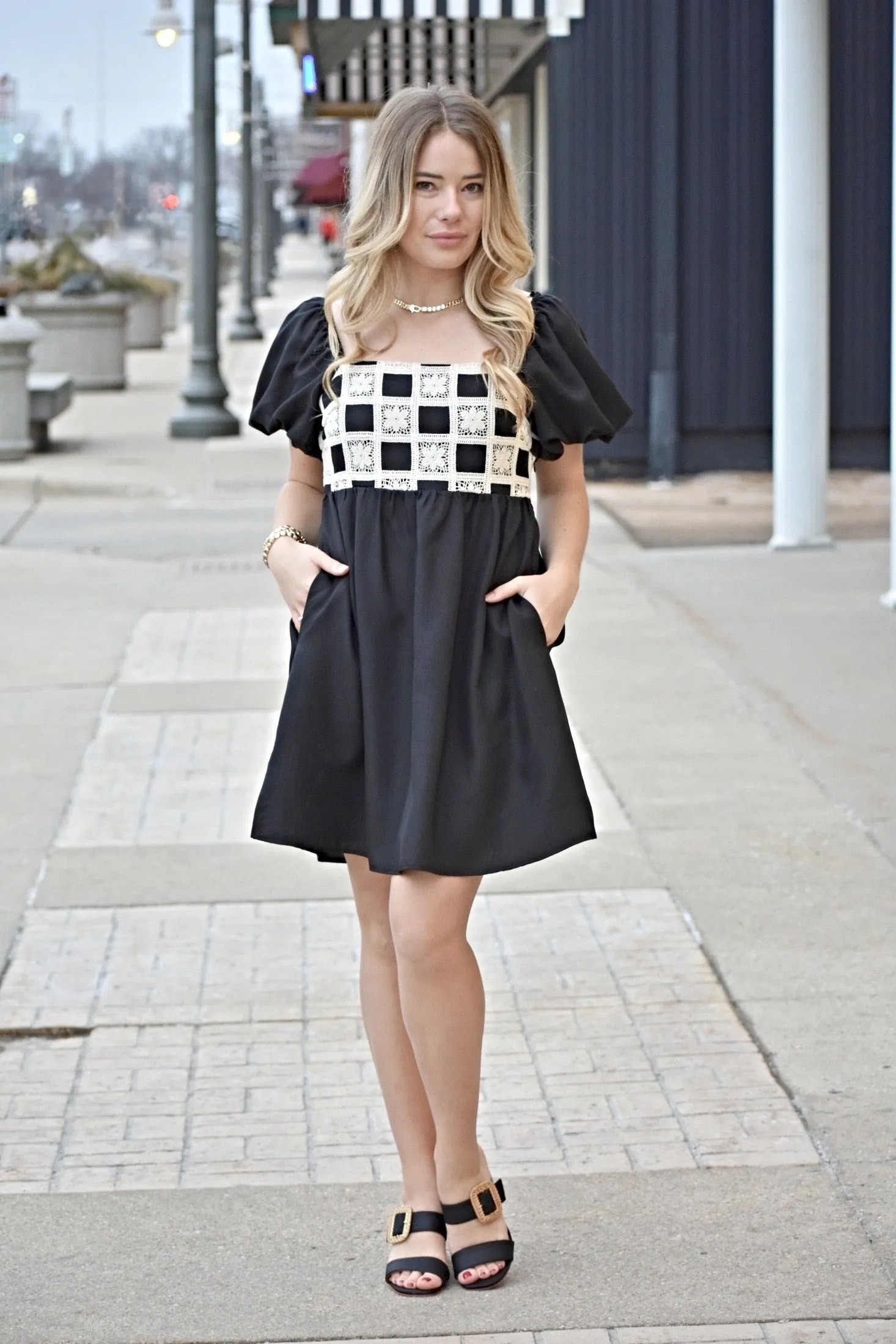 Keilani Checkered Dress