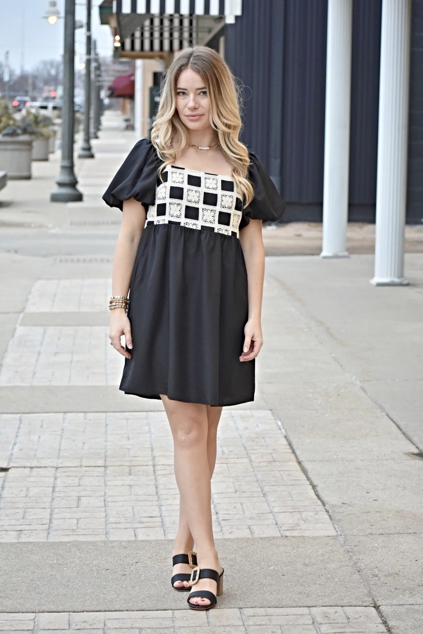 Keilani Checkered Dress