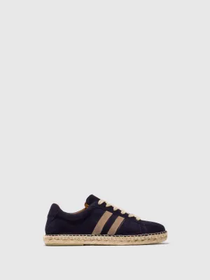 Lace-up Espadrilles SCAW530FLY NAVY/SAND