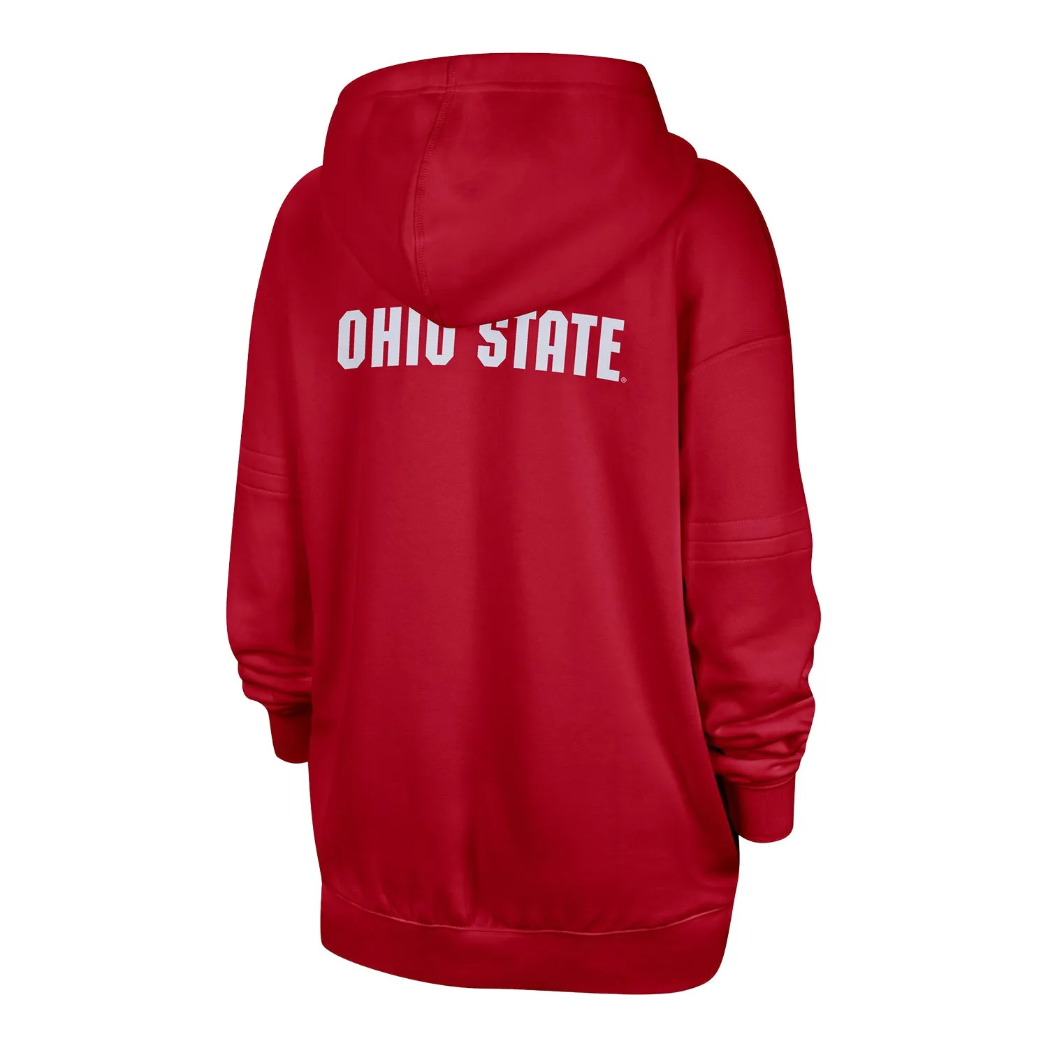 Ladies Ohio State Buckeyes Nike Club Fleece Scarlet Hoodie