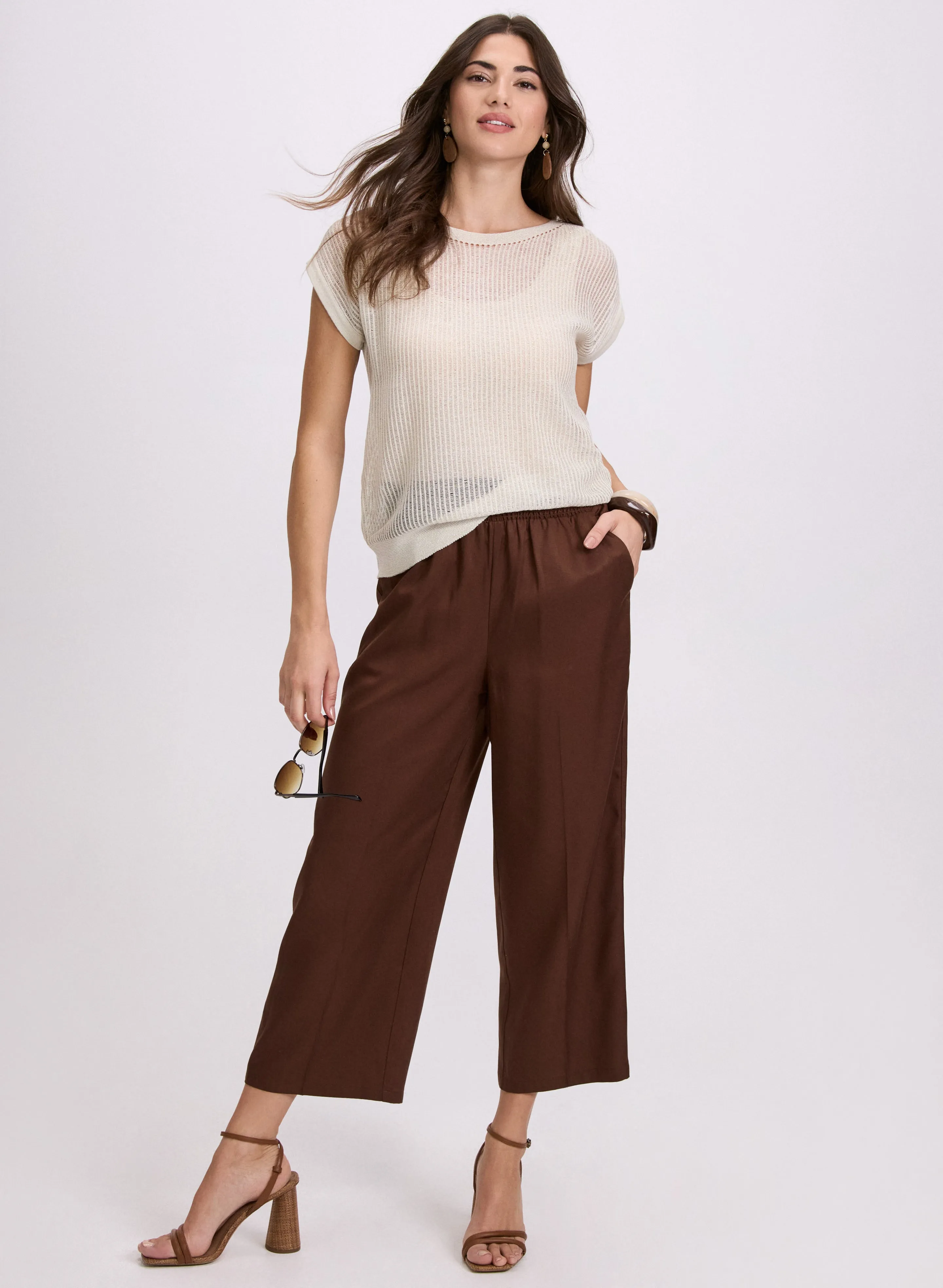 Lurex Knit Pullover
