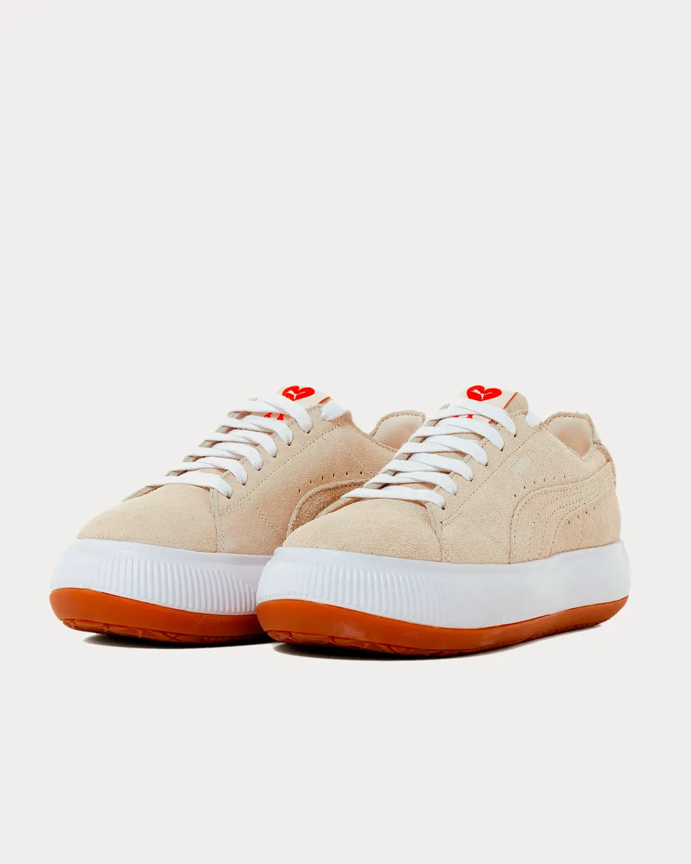 Mayu Deconstruct Suede Pristine Low Top Sneakers