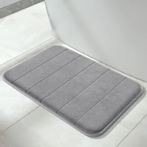 Memory Foam Soft Bath Mats - Non Slip Absorbent Bathroom Rugs
