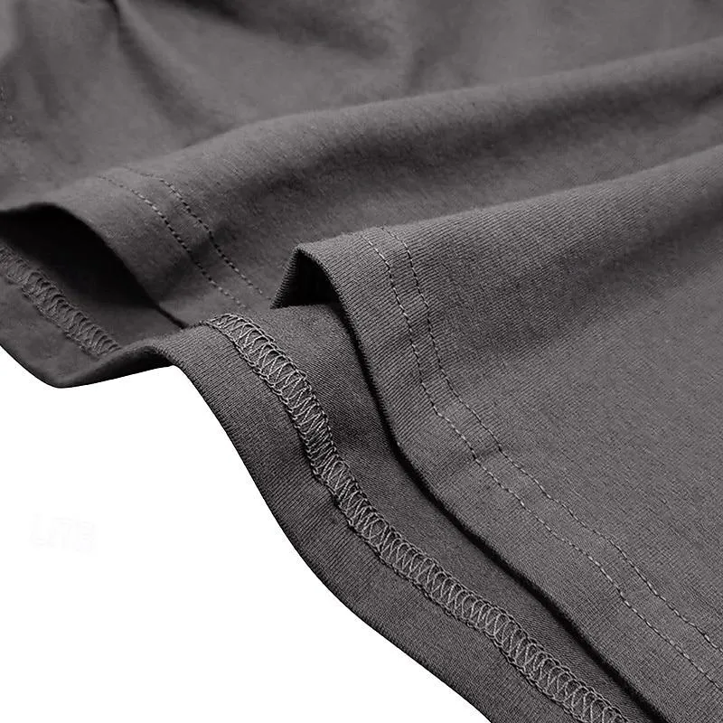 Men's Casual Solid Color Hooded Long Sleeve T-Shirt 22485540Y
