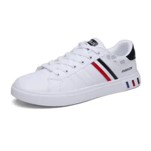 Men's Lightweight Breathable Flat Leather Sneakers