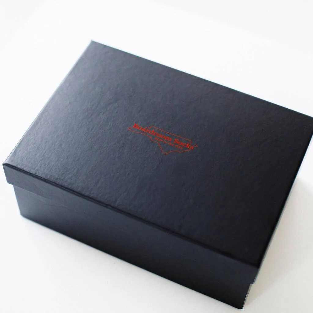 Merino Wool Mid-Calf Dress Socks - 6 Pair Gift Box