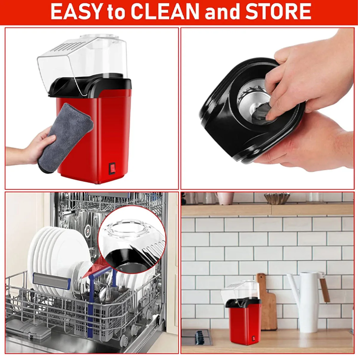 Mini Popcorn Machine 1200W