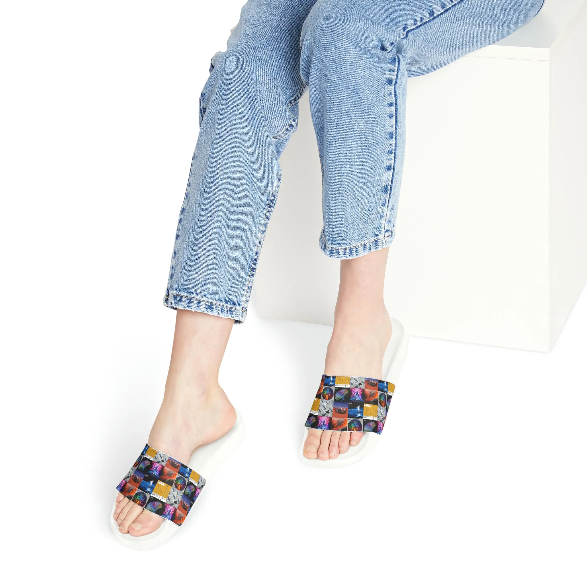 Muse Album Cover Collage Women's Slide Sandals