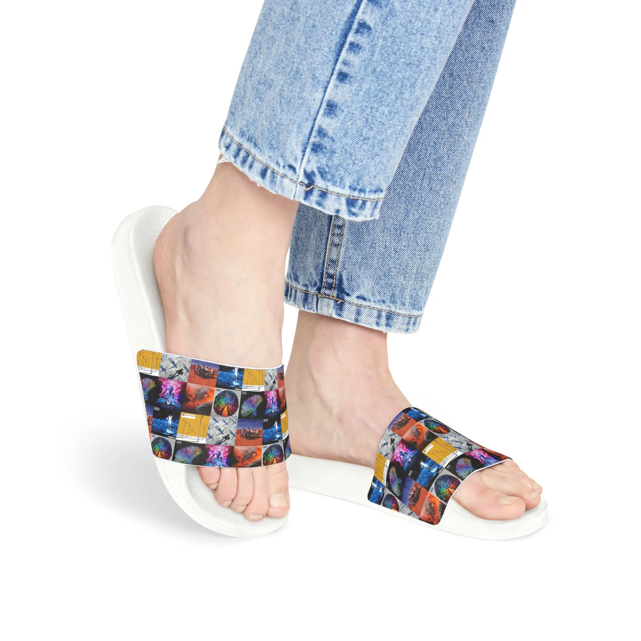 Muse Album Cover Collage Women's Slide Sandals