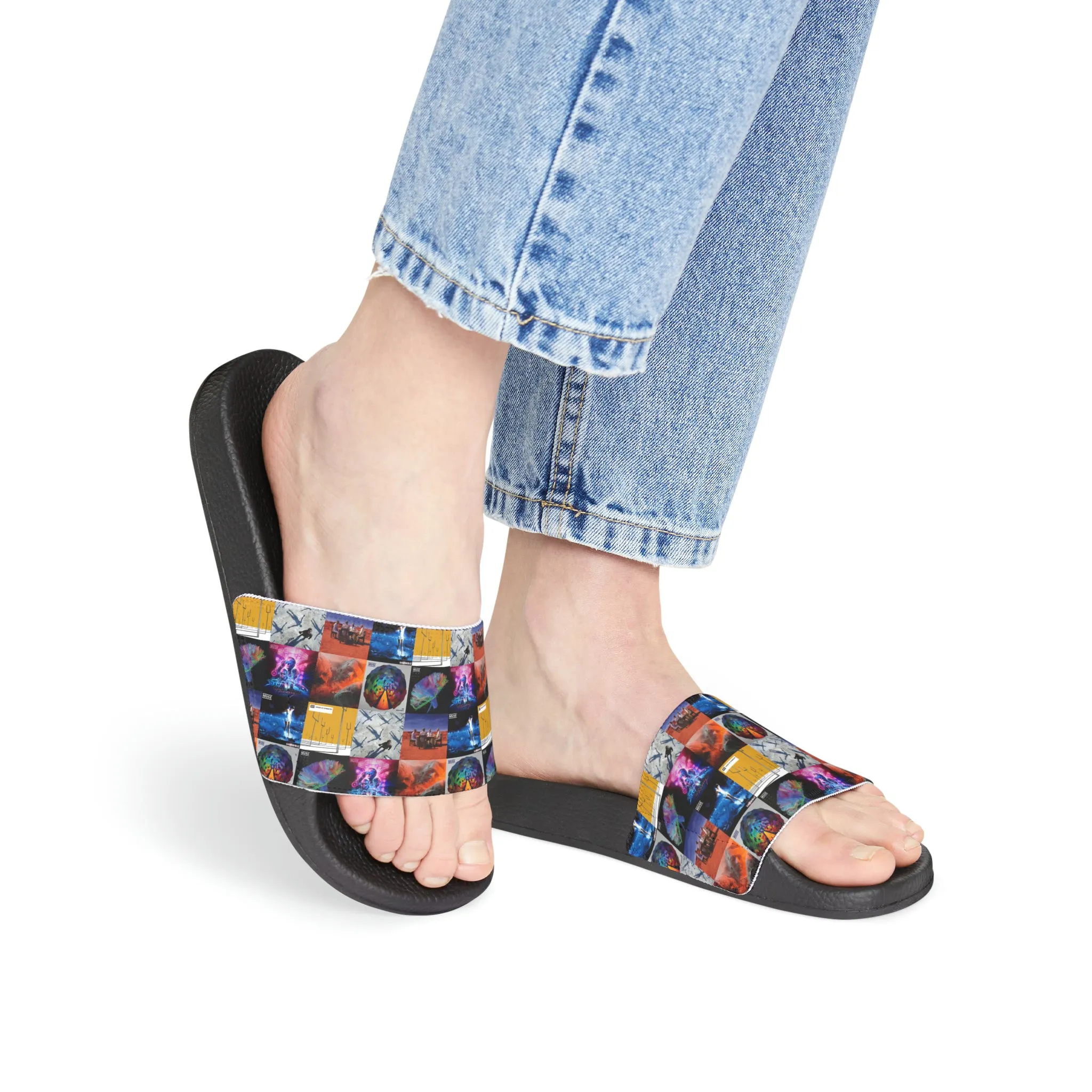 Muse Album Cover Collage Women's Slide Sandals