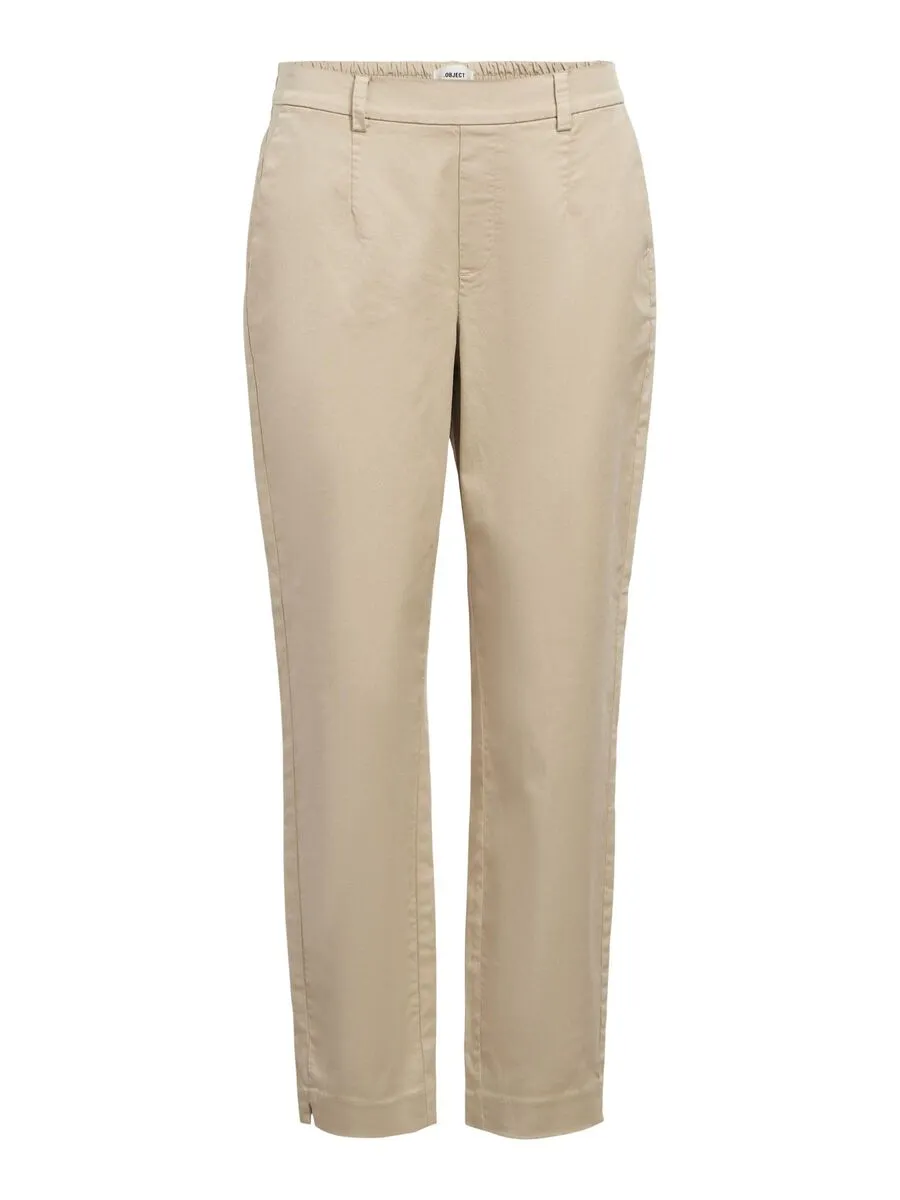 Object Mia slim fit chinos Humus