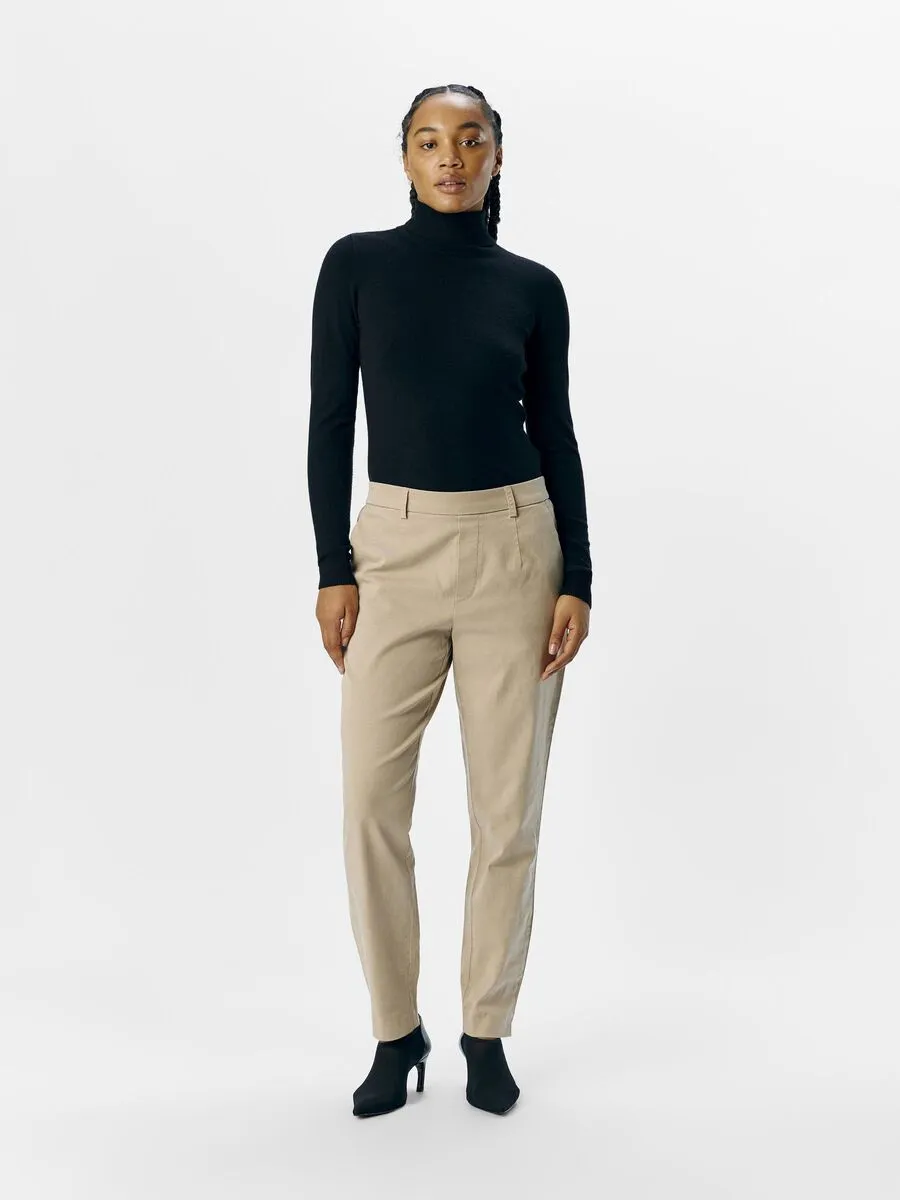 Object Mia slim fit chinos Humus