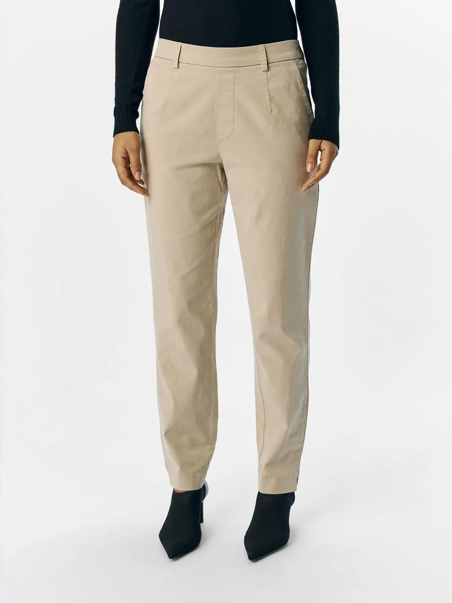 Object Mia slim fit chinos Humus