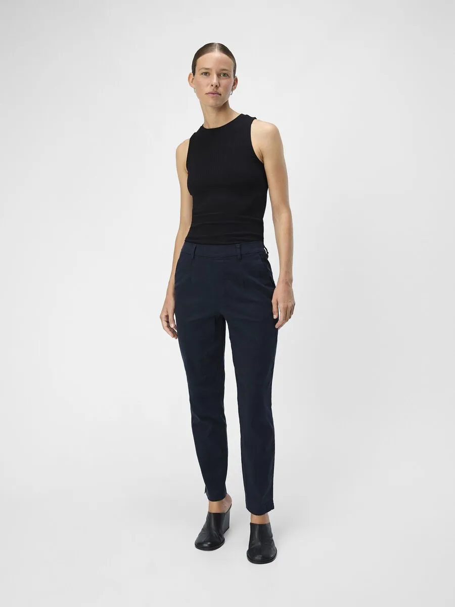 Object Mia slim fit chinos Sky captain