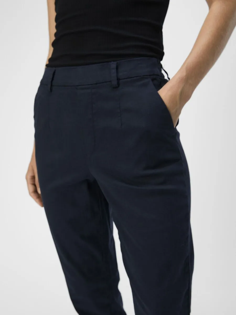 Object Mia slim fit chinos Sky captain