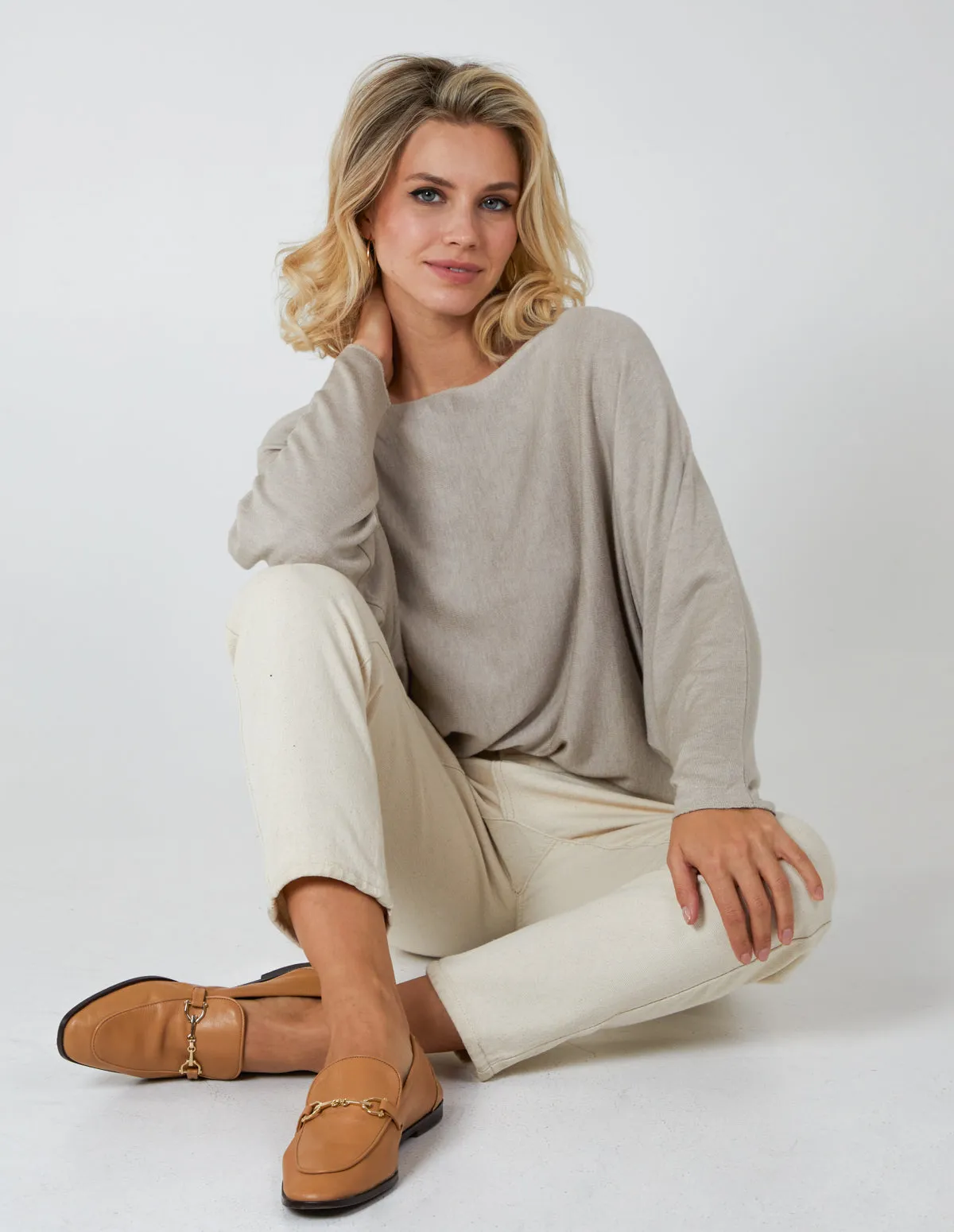 Oversized Long Sleeve Top