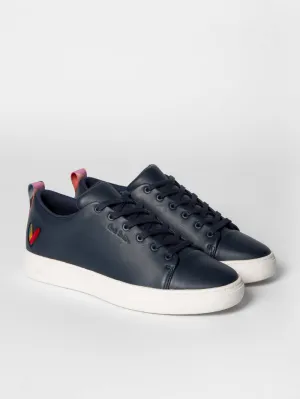 Paul Smith T Navy Lee Trainers With Swirl Heart W1S-LEE12-GLEA 49