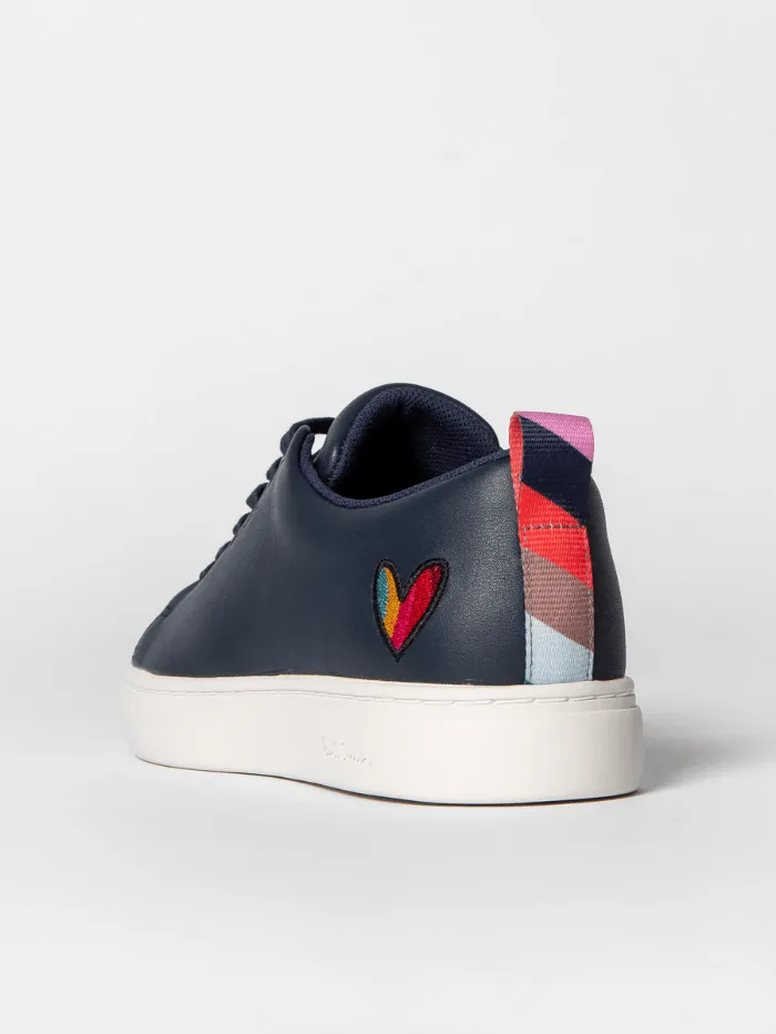 Paul Smith T Navy Lee Trainers With Swirl Heart W1S-LEE12-GLEA 49