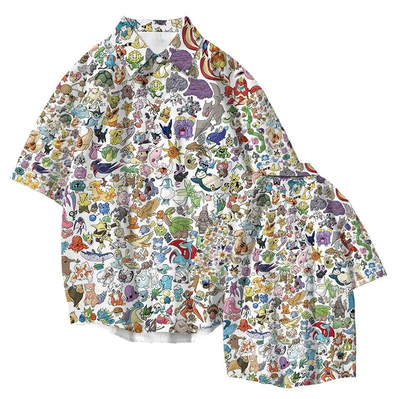 Pokemon Button Up Shirt