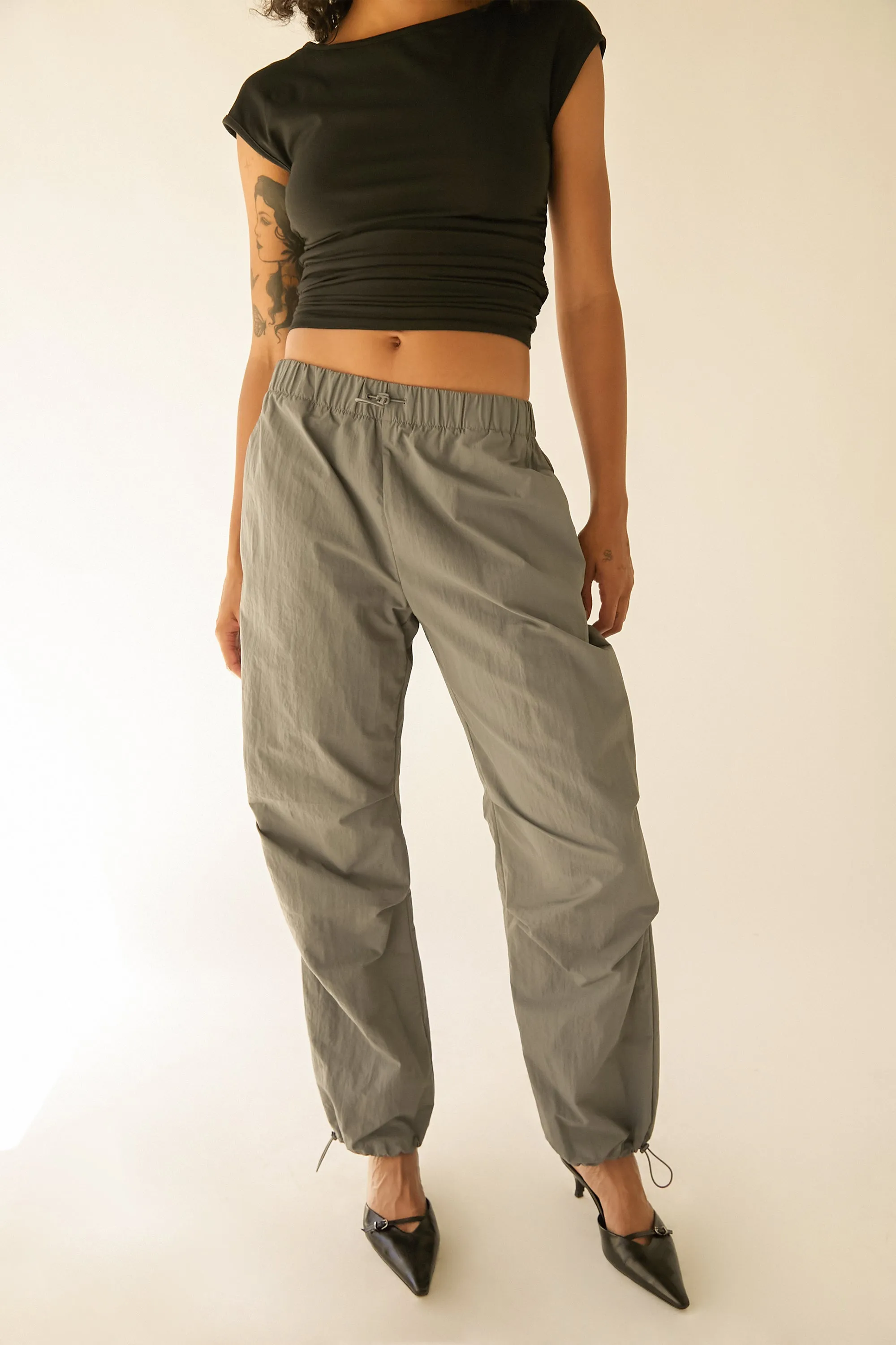 RECYCLED NYLON PARACHUTE PANT