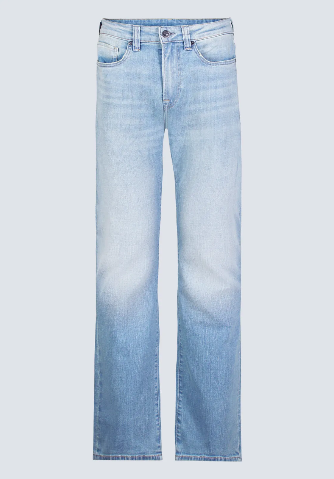 Relaxed Boot Game Men's Vintage Feel Jeans, Light Blue - BM26002