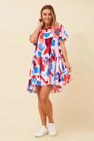 RELLY TIERED SHORT DRESS