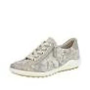 Remonte Liv Sneaker w/ Side Zip R1402-62 Beige Combo