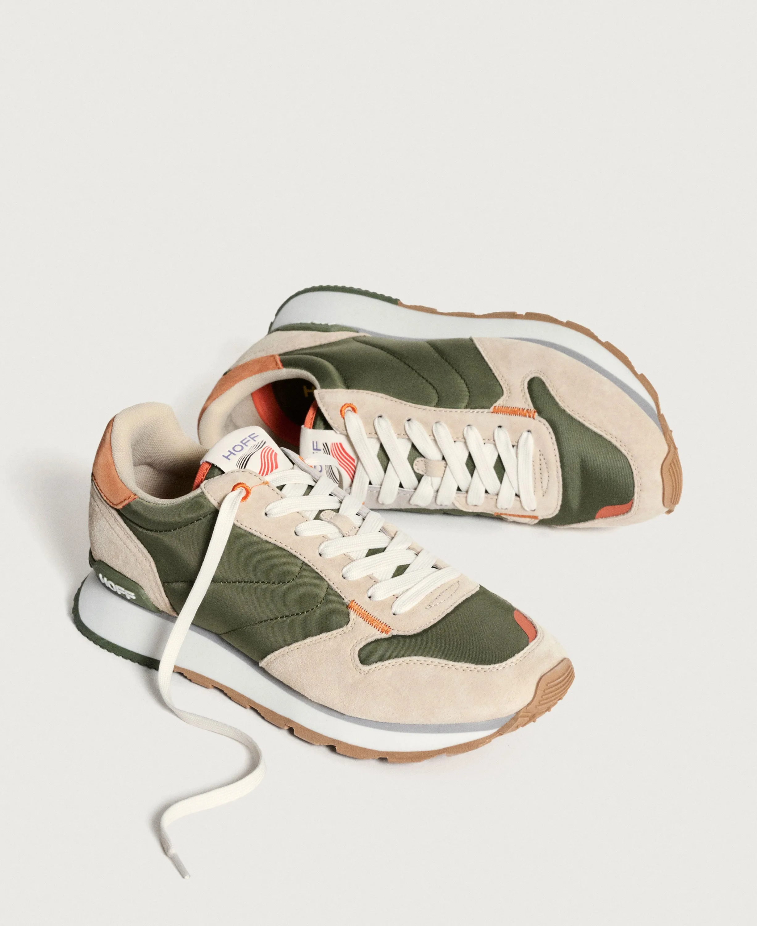 Rhodes Track & Field Trainers - Navy/Grey/Khaki