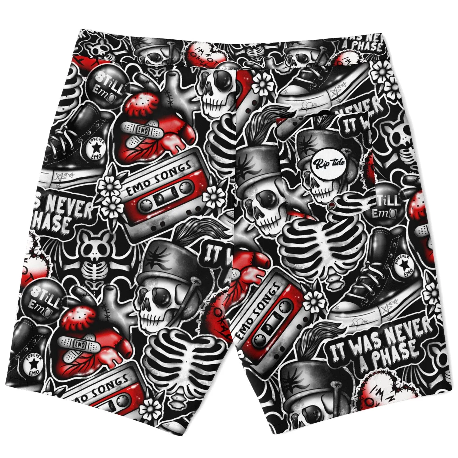 Rip Tide Men's Board Shorts - Emo Vibes