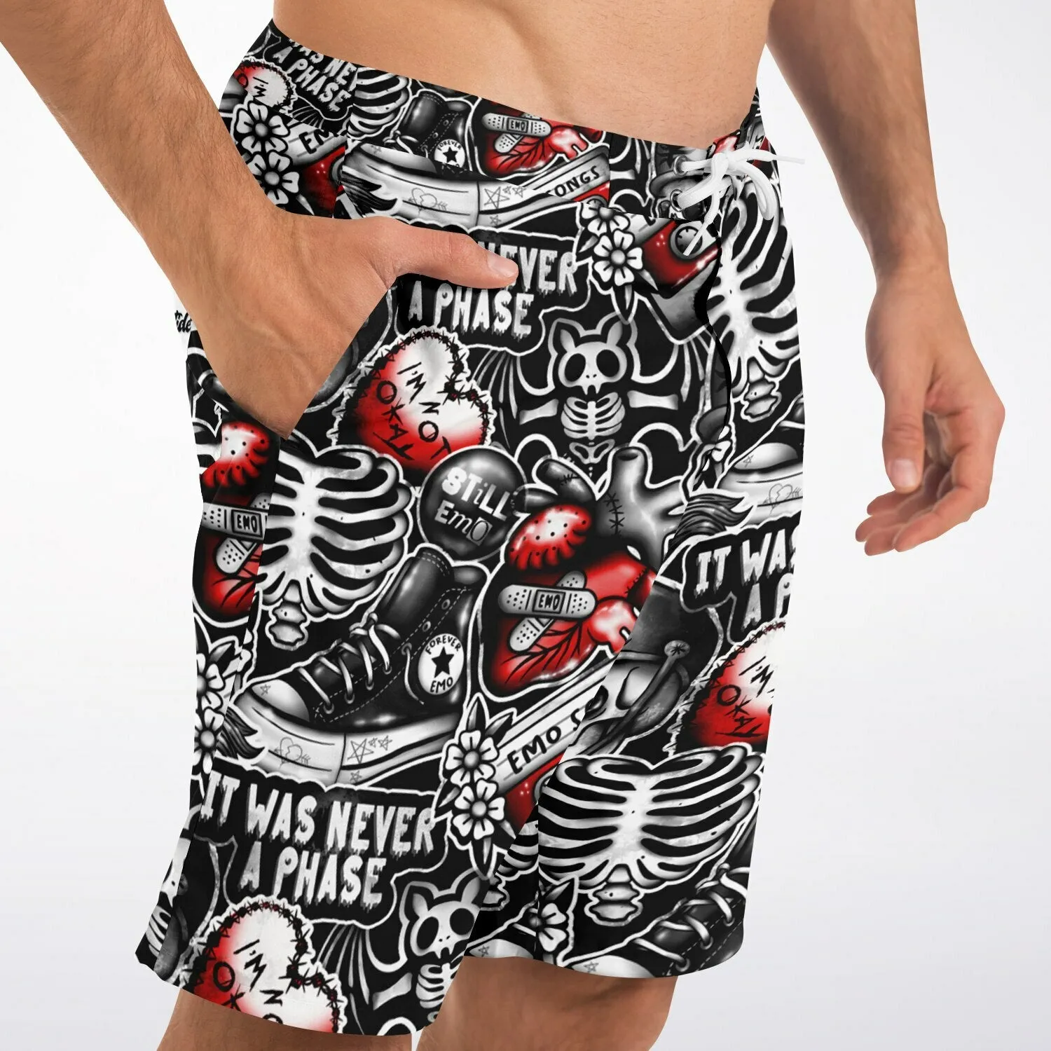 Rip Tide Men's Board Shorts - Emo Vibes