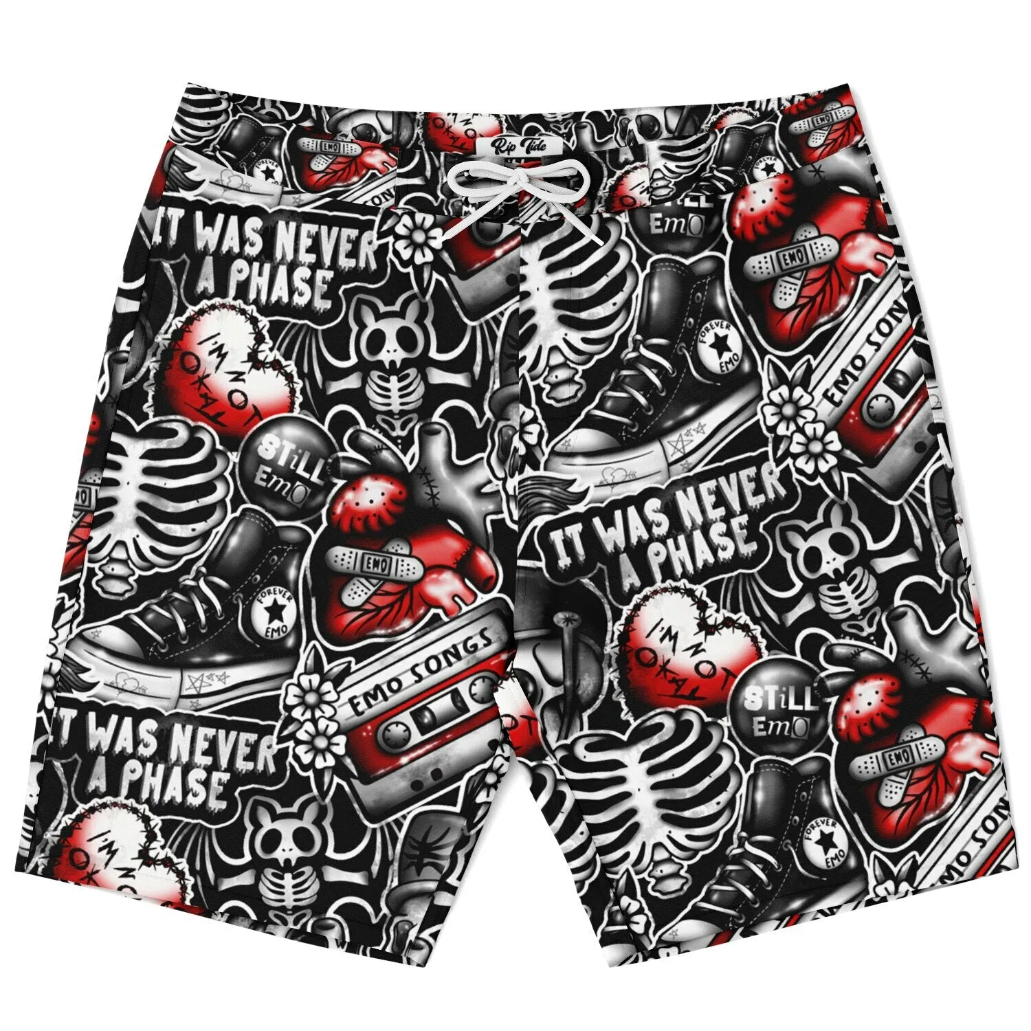 Rip Tide Men's Board Shorts - Emo Vibes