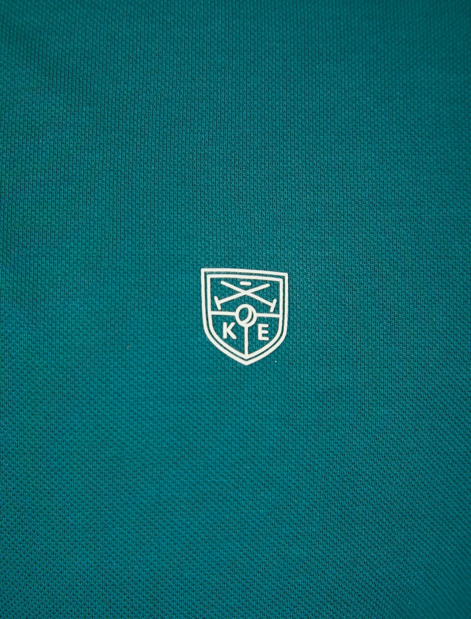 Saints Cotton Pique Polo Shirt in Colonial Blue - Kensington Eastside