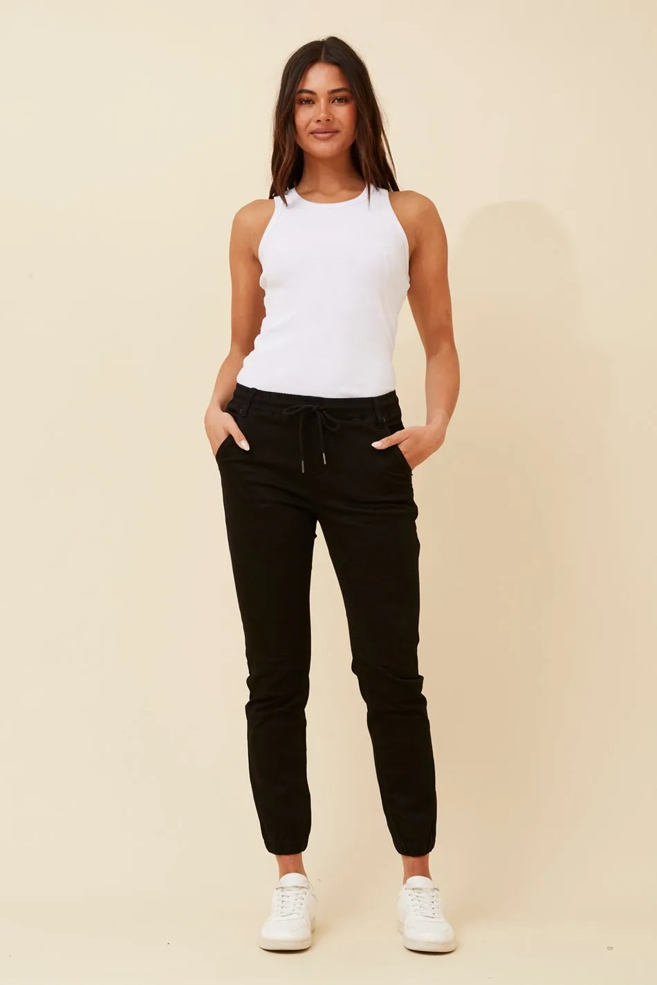 SANIA SOLID JOGGER PANTS
