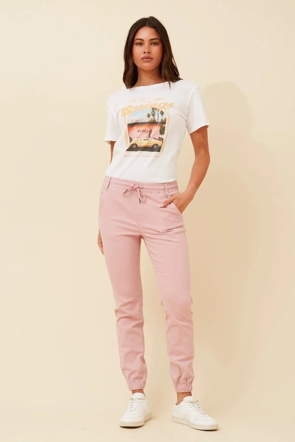 SANIA SOLID JOGGER PANTS