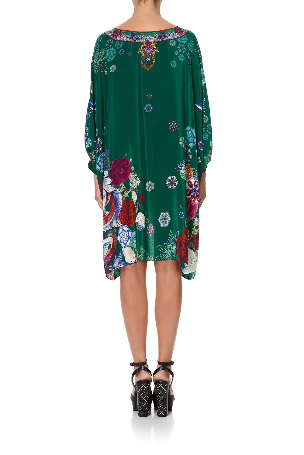 SHORT KAFTAN WITH CUFF EMERALD'S ORBIT