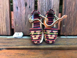Size 17 Kid's Huarache Sandals - Red