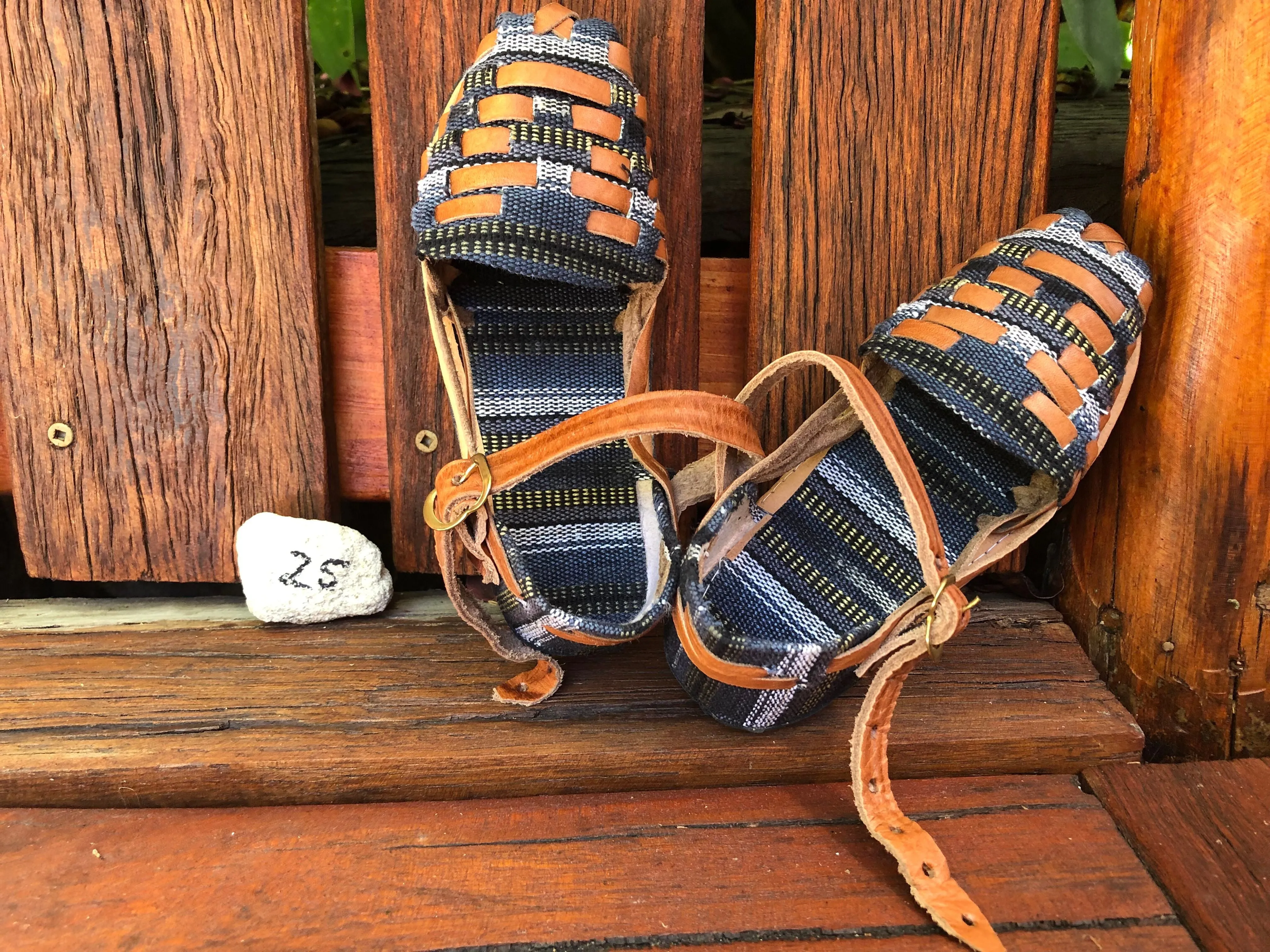 Size 25 Kid's Huarache Sandals - Blue