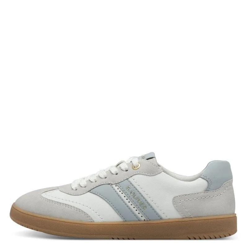 S.Oliver Womens White Lace-Up Shoe 5-23652-44