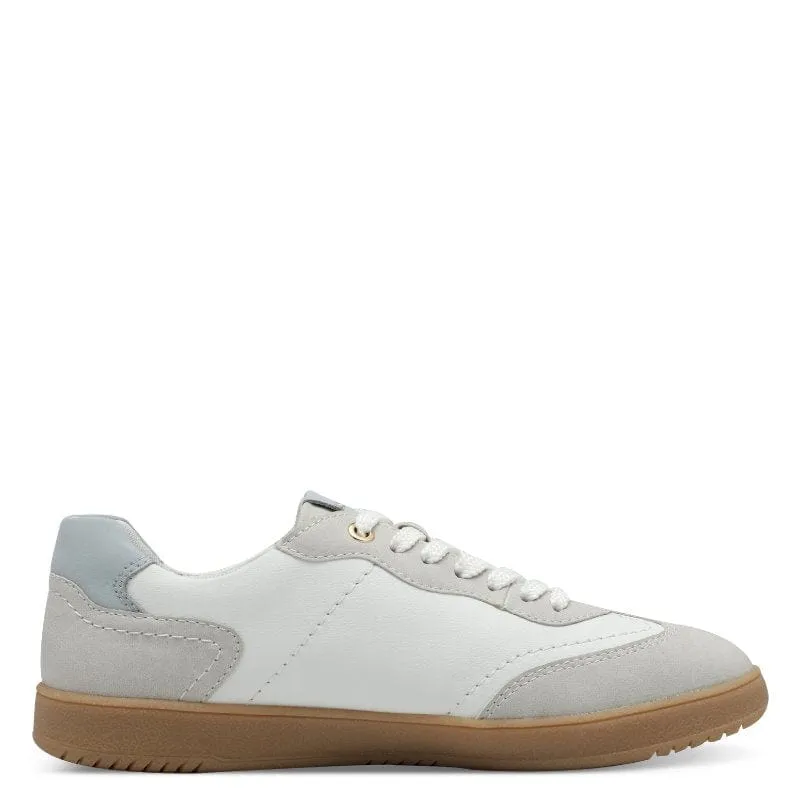 S.Oliver Womens White Lace-Up Shoe 5-23652-44