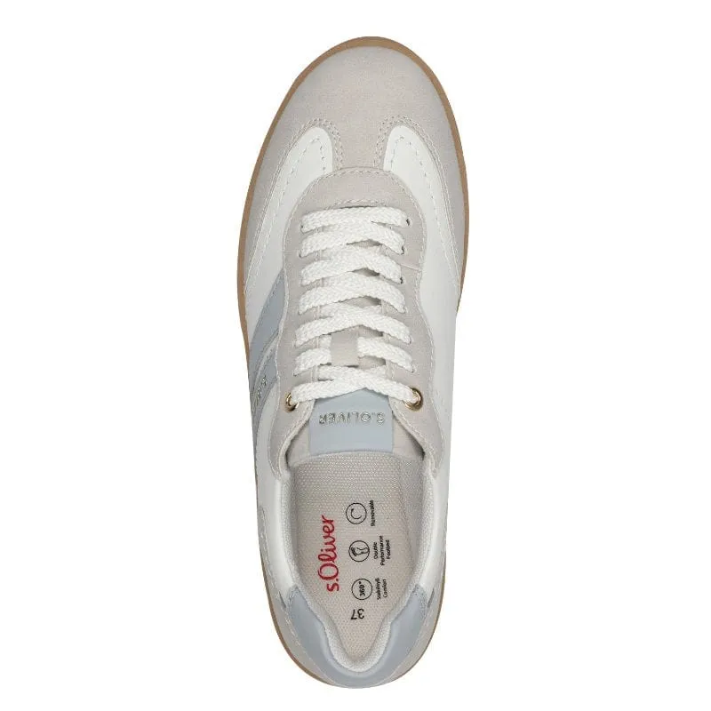 S.Oliver Womens White Lace-Up Shoe 5-23652-44