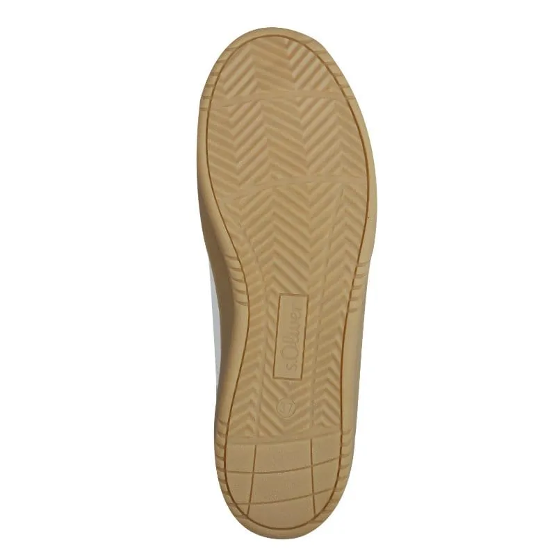 S.Oliver Womens White Lace-Up Shoe 5-23652-44