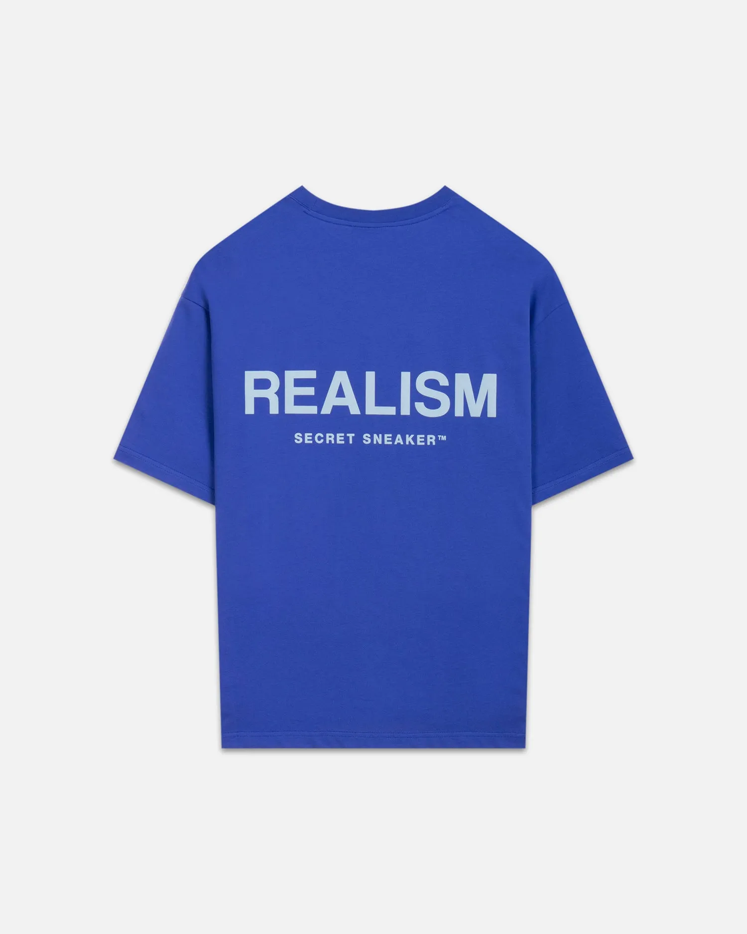 SSS REALISM BACK LOGO TEE ULTRAMARINE