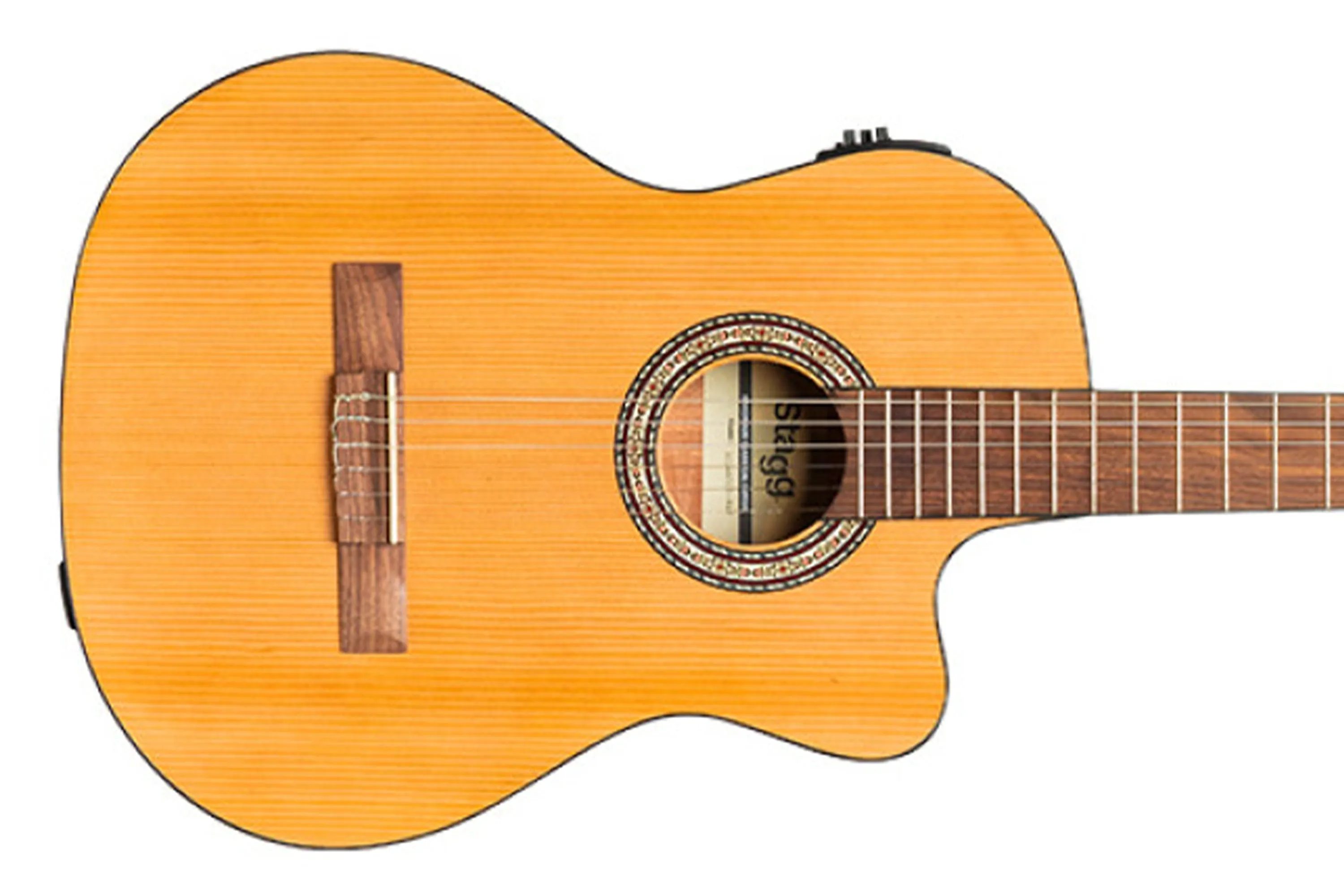 Stagg SCL60 TCE Acoustic-Electric Classical Guitar - Natural
